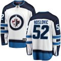 Winnipeg Jets #52 Jack Roslovic Fanatics Branded White Away Breakaway NHL Jersey