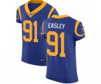 Los Angeles Rams #91 Dominique Easley Royal Blue Alternate Vapor Untouchable Elite Player Football Jersey
