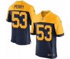 Green Bay Packers #53 Nick Perry Elite Navy Blue Alternate Football Jersey