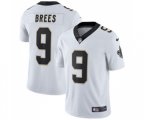 New Orleans Saints #9 Drew Brees White Vapor Untouchable Limited Player Football Jersey