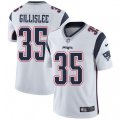 New England Patriots #35 Mike Gillislee White Vapor Untouchable Limited Player NFL Jersey