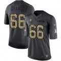 Cleveland Browns #66 Spencer Drango Limited Black 2016 Salute to Service NFL Jersey