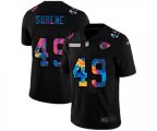 Kansas City Chiefs #49 Daniel Sorensen Multi-Color Black 2020 NFL Crucial Catch Vapor Untouchable Limited Jersey