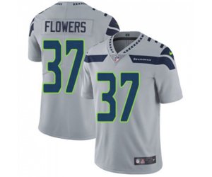 Seattle Seahawks #37 Tre Flowers Grey Alternate Vapor Untouchable Limited Player Football Jersey