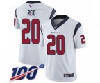 Houston Texans #20 Justin Reid White Team Color Vapor Untouchable Limited Player 100th Season Football Jersey