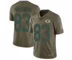 Green Bay Packers #83 Marquez Valdes-Scantling Limited Olive 2017 Salute to Service Football Jersey