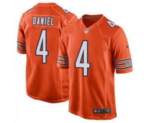 Chicago Bears #4 Chase Daniel Game Orange Alternate Football Jersey