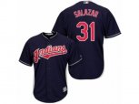 Cleveland Indians #31 Danny Salazar Authentic Navy Blue Alternate 1 Cool Base MLB Jersey