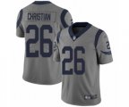Los Angeles Rams #26 Marqui Christian Limited Gray Inverted Legend Football Jersey