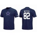 Dallas Cowboys #82 Jason Witten Name & Number Blue NFL T-Shirt