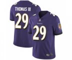 Baltimore Ravens #29 Earl Thomas III Purple Team Color Vapor Untouchable Limited Player Football Jersey