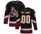Arizona Coyotes Customized Authentic Black Alternate Hockey Jersey