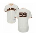San Francisco Giants #59 Andrew Suarez Cream Home Flex Base Authentic Collection Baseball Player Jersey