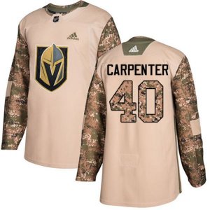 Vegas Golden Knights #40 Ryan Carpenter Authentic Camo Veterans Day Practice NHL Jersey