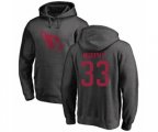 Arizona Cardinals #33 Byron Murphy Ash One Color Pullover Hoodie