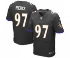 Baltimore Ravens #97 Michael Pierce Elite Black Alternate Football Jersey