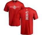 Houston Rockets #42 Nene Red Backer T-Shirt