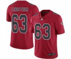 Atlanta Falcons #63 Chris Lindstrom Limited Red Rush Vapor Untouchable Football Jersey
