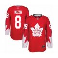 Toronto Maple Leafs #8 Jake Muzzin Authentic Red Alternate Hockey Jersey