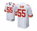 Kansas City Chiefs #55 Frank Clark Game White 2021 Super Bowl LV Jersey