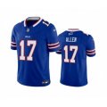 Buffalo Bills #17 Josh Allen Blue 2023 F.U.S.E. Vapor Untouchable Limited Stitched Jersey