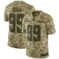 Los Angeles Chargers #99 Joey Bosa Limited Camo 2018 Salute to Service NFL Jersey