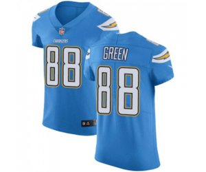 Los Angeles Chargers #88 Virgil Green Electric Blue Alternate Vapor Untouchable Elite Player Football Jersey