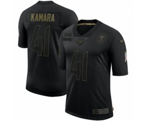 New Orleans Saints #41 Alvin Kamara 2020 Salute To Service Limited Jersey Black