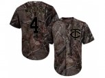 Minnesota Twins #4 Paul Molitor Camo Realtree Collection Cool Base Stitched MLB Jersey