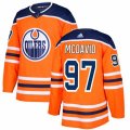 Edmonton Oilers #97 Connor McDavid Premier Orange Home NHL Jersey
