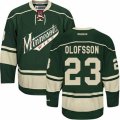 Minnesota Wild #23 Gustav Olofsson Authentic Green Third NHL Jersey