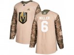 Vegas Golden Knights #6 Colin Miller Camo Authentic 2017 Veterans Day Stitched NHL Jersey