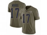 Los Angeles Rams #17 Robert Woods Limited Olive 2017 Salute to Service NFL Jersey
