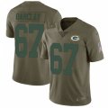 Green Bay Packers #67 Don Barclay Limited Olive 2017 Salute to Service NFL Jersey