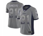 Dallas Cowboys #21 Deion Sanders Limited Gray Rush Drift Fashion NFL Jersey