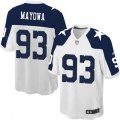 Dallas Cowboys #93 Benson Mayowa Game White Throwback Alternate NFL Jersey