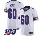 Buffalo Bills #60 Mitch Morse White Vapor Untouchable Limited Player 100th Season Football Jersey