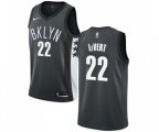 Brooklyn Nets #22 Caris LeVert Authentic Gray Basketball Jersey Statement Edition