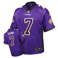 Minnesota Vikings #7 Case Keenum Limited Purple Drift Fashion NFL Jersey