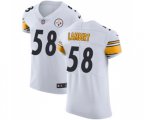 Pittsburgh Steelers #58 Jack Lambert White Vapor Untouchable Elite Player Football Jersey