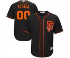 San Francisco Giants Customized Replica Black Alternate Cool Base Baseball Jersey