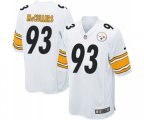 Pittsburgh Steelers #93 Dan McCullers Game White Football Jersey