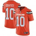 Cleveland Browns #10 Sammie Coates Orange Alternate Vapor Untouchable Limited Player NFL Jersey