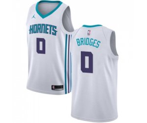 Charlotte Hornets #0 Miles Bridges Authentic White NBA Jersey - Association Edition