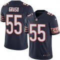 Chicago Bears #55 Hroniss Grasu Navy Blue Team Color Vapor Untouchable Limited Player NFL Jersey
