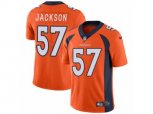 Denver Broncos #57 Tom Jackson Vapor Untouchable Limited Orange Team Color NFL Jersey