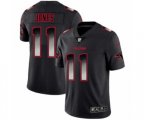 Atlanta Falcons #11 Julio Jones Black Smoke Fashion Limited Jersey