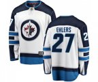 Winnipeg Jets #27 Nikolaj Ehlers Fanatics Branded White Away Breakaway NHL Jersey