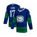Vancouver Canucks #17 Josh Leivo Authentic Royal Blue Alternate Hockey Jersey