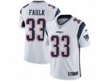 New England Patriots #33 Kevin Faulk Vapor Untouchable Limited White NFL Jersey